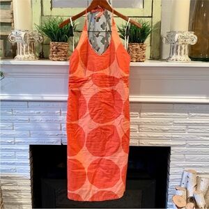 Marimekko Orange Midi Dress